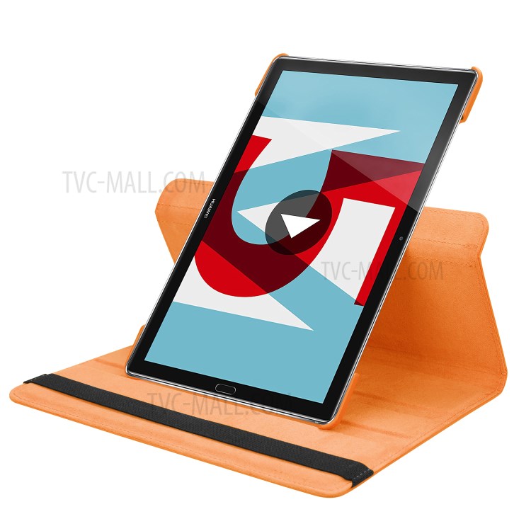 Case Huawei MediaPad M5 Pro / Pre-Order * เคสผิวลิ้นจี่ หมุน 360 องศาช่วยให้มองเห็นแนวนอนและแนวตั้ง *