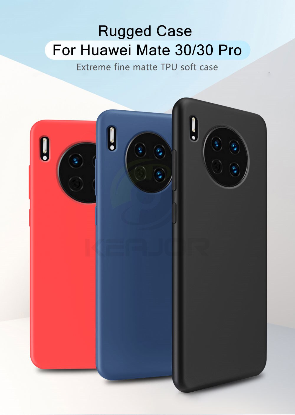 Case Huawei Mate 30 Pro / Pre-order * เคสซิลิโคน Matte ป้องกันลายนิ้วมือ TPU บางเฉียบ *
