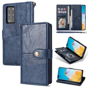 Case Huawei P40 Pro / Pre-order * เคสหนังย้อนยุคพร้อมหัวตั้ง หัวเข็มขัดโลหะเพื่อความปลอดภัย *