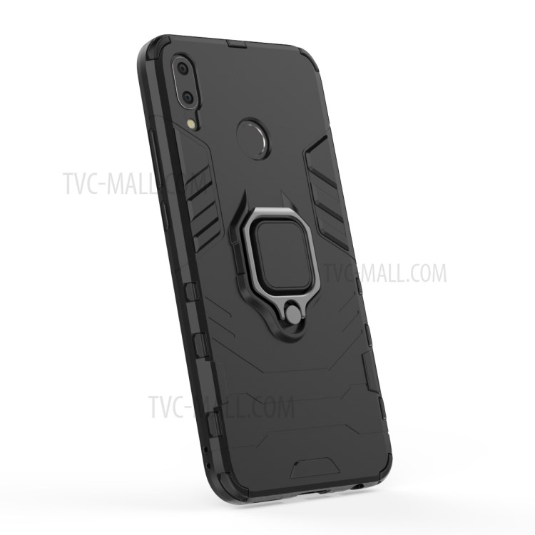 Case Huawei Y9 2019 / Pre-orde * เคส PC + TPU ไฮบริด แหวนนิ้ว + ขา *