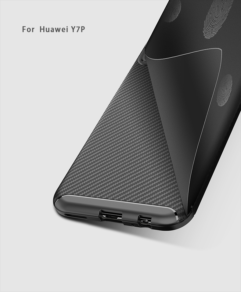 Case Huawei Y7p / Pre-Order * เคสคาร์บอนไฟเบอร์เนื้อ TPU กันกระแทก *