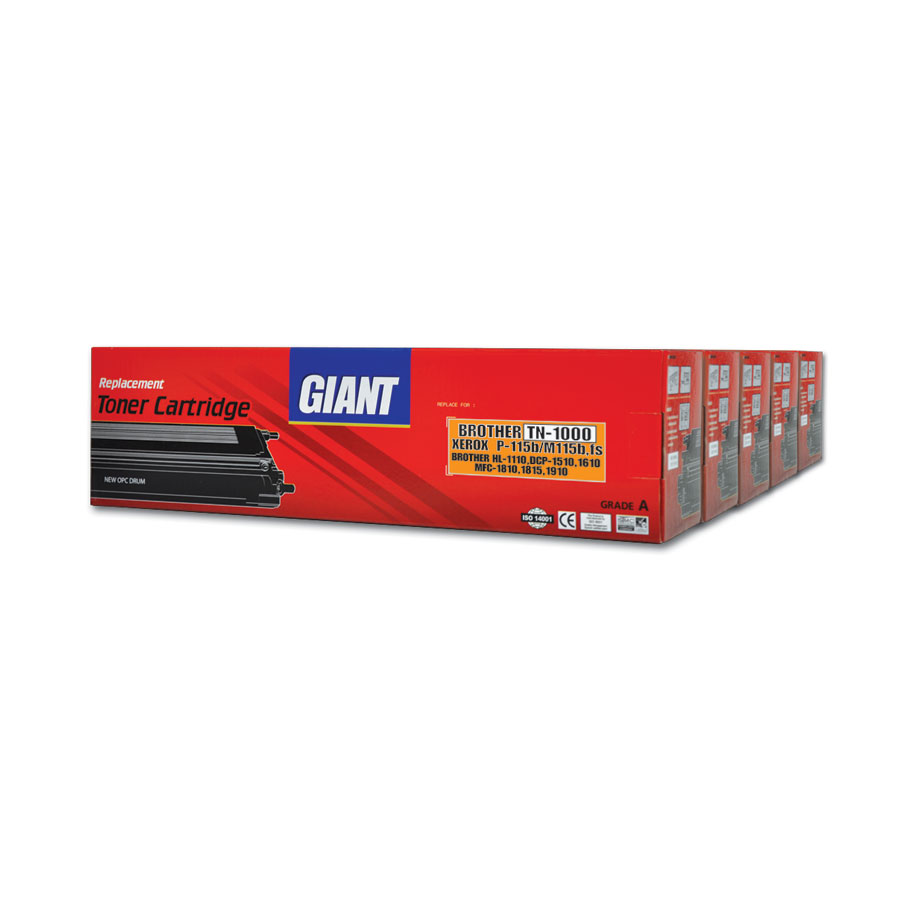 ตลับหมึกเลเซอร์ GIANT Fuji Xerox CT2202137/ P115, M115 (Toner Cartridge) แพ็ค 5 ตลับ
