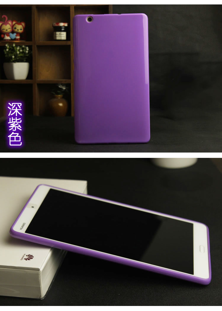 Case Huawei MediaPad M3 / Pre-order * เคส silicon TPU สีสันสดใส พื้นผิวมันวาว *