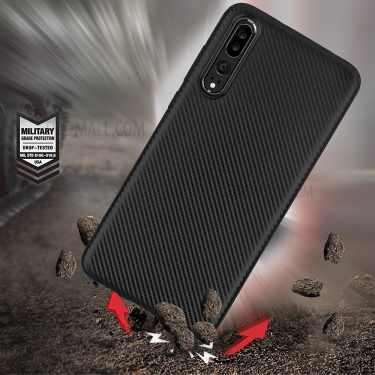 Case Huawei P20 Pro / Pre-order * คาร์บอนไฟเบอร์เนื้อนุ่ม TPU *