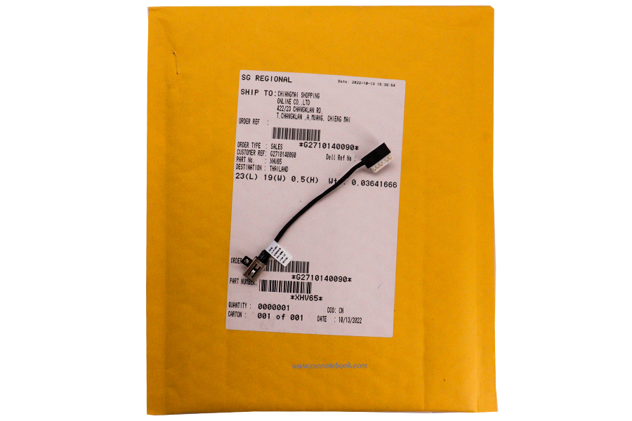 สาย DC in Dell Vostro 3400 (ปี2021) แท้ ราคา พิเศษ หัวชาร์จ DC in Dell Vostro 3400 ตรงรุ่น ตรงสเปค ประกันศูนย์ Dell Thailand