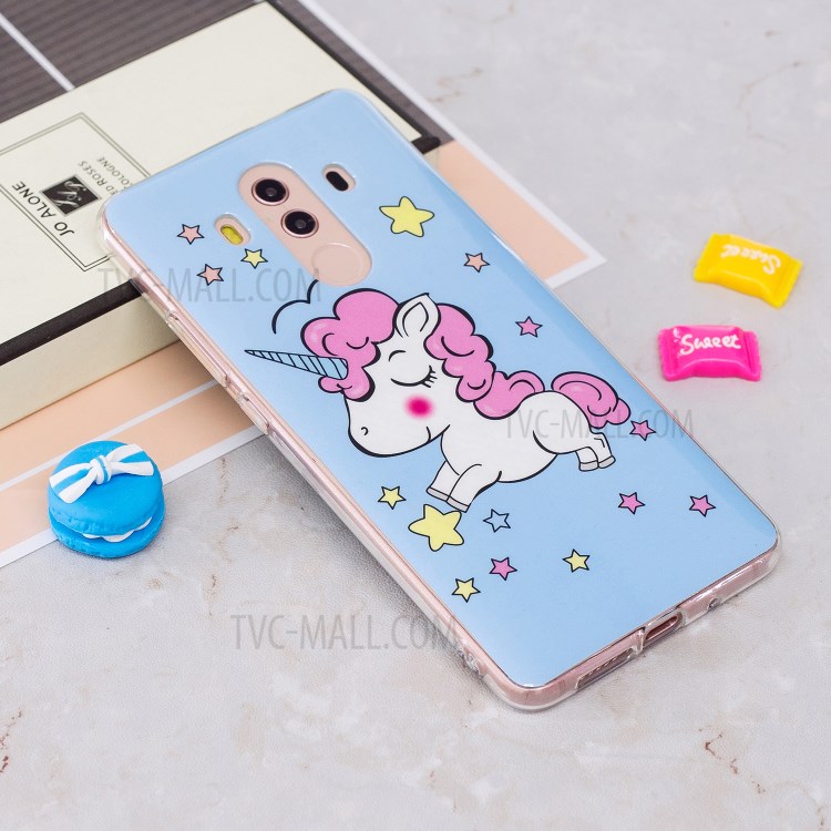 Case Huawei Mate 10 Pro / Pre-order * เอฟเฟกต์แสงส่องสว่างพิเศษตัวเรือนจะเรืองแสงในที่มืด รูปแบบสดใสดูทันสมัย *