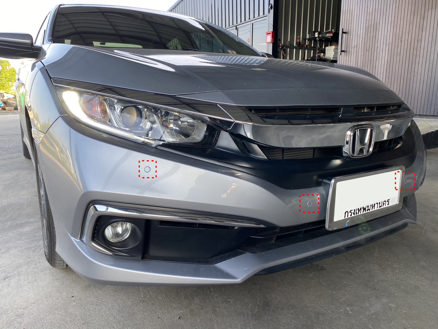 ชุดเซ็นเซอร์ หน้า-หลัง อัลตร้าโซนิค รอบคันสำหรับ CIVIC FC / FK