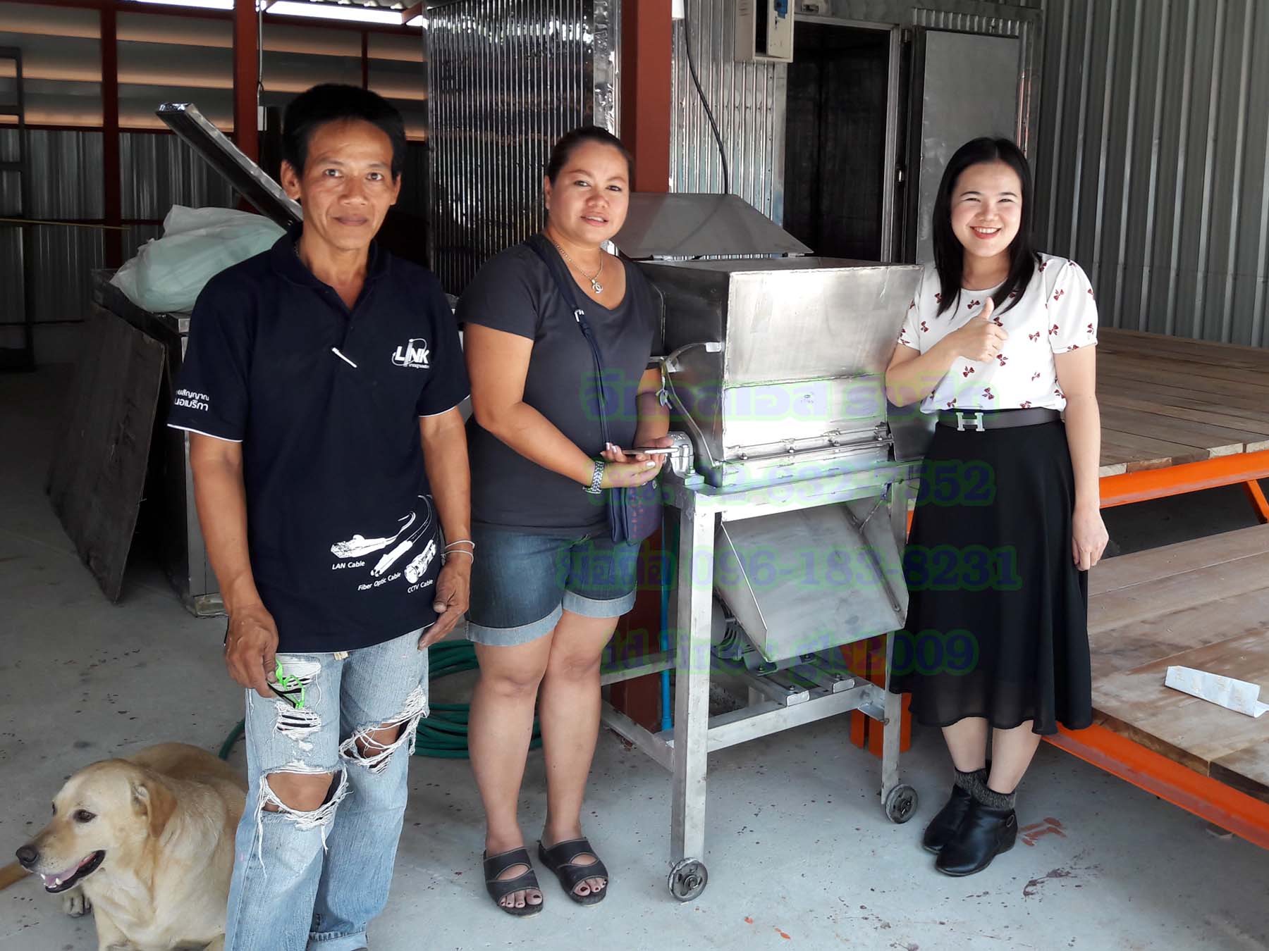 เครื่องโม่แข็งสแตนเลส2กั๊กมอเตอร์3แรง