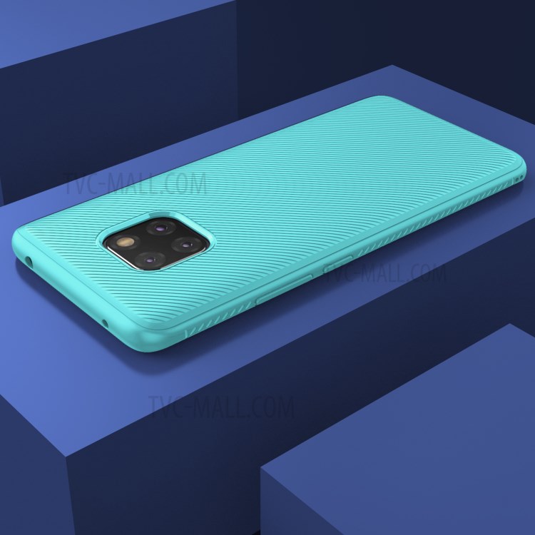 Case Huawei Mate 20 Pro / Pre-order * เคส TPU พื้นผิวทแยง, กันลื่น, ป้องกันลายนิ้วมือและป้องกันรอยขีดข่วน *