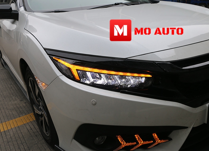 โคมไฟหน้า LED CIVIC FK ทรง Audi Style