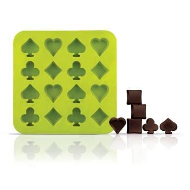 แม่พิมพ์ช็อกโกแลต รูป poker 16 ช่อง
