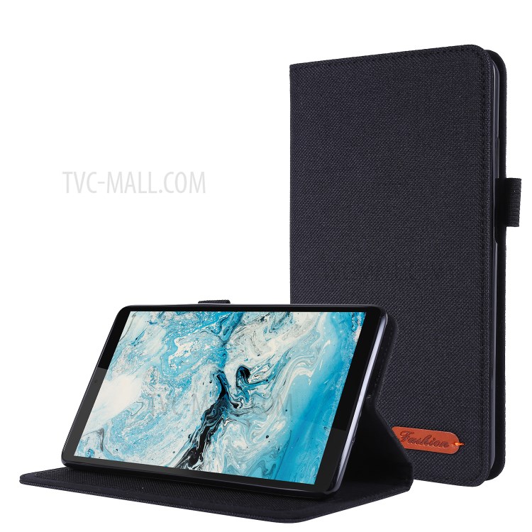 Case Lenovo Tab M7 / Pre-order * เคสช่องใส่การ์ดเนื้อผ้า เนื้อผ้าลายนิ้วมือมดและสัมผัสที่ละเอียดอ่อน *