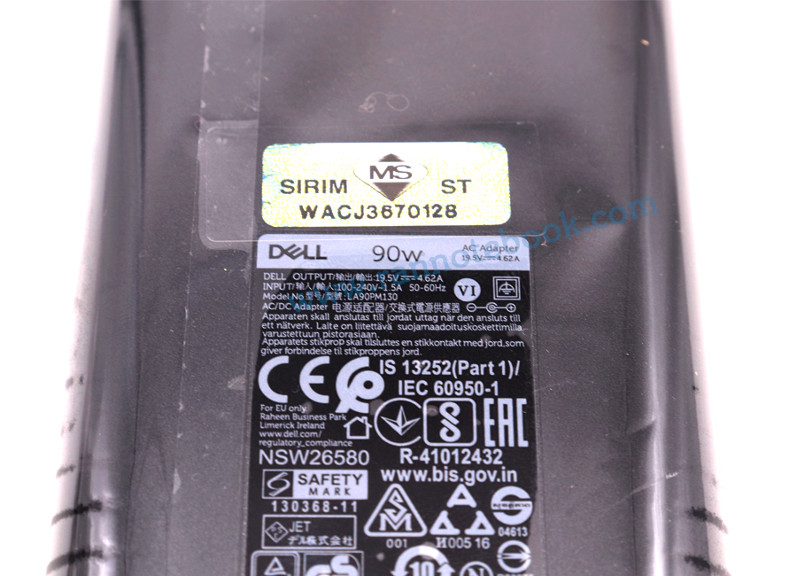 Adapter Dell Latitude 5401 90W ของแท้ ของใหม่ ราคาพิเศษ สายชาร์จ Dell 5401 สายชาร์จ โน๊ตบุ๊ค ตรงรุ่น ตรงสเปค รับประกันศูนย์ Dell Thailand