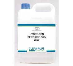Hydrogen Peroxide 50% 30 kg แพคถังใหญ่ ต้องสั่งล่วงหน้า