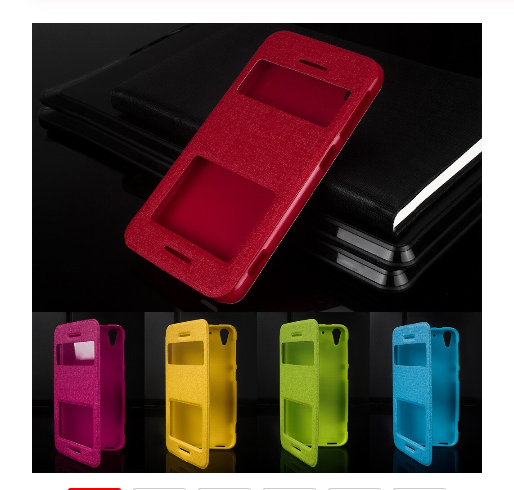 Case HTC Desire Eye / Pre-order * เคสซองหนังแบบ Dual Window การออกแบบสองหน้าต่าง สะดวกในการตรวจสอบข้อมูลที่สำคัญและรับสายเรียกเข้า *