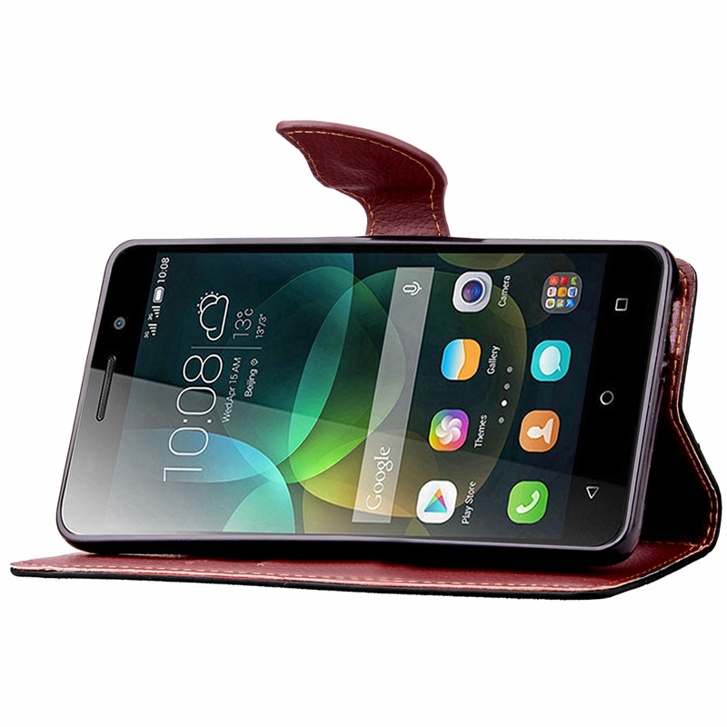 Case Huawei G-Play Mini (Honor 4C) / Pre-order * เคสปิดรูปใบไม้ *