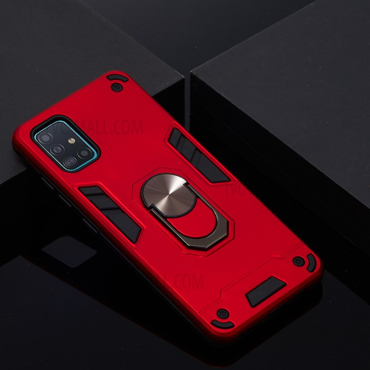 Case Samsung Galaxy A51 / Pre-order * เคสแบบแม่เหล็กแหวนไฮบริด PC + TPU เกราะป้องกัน *