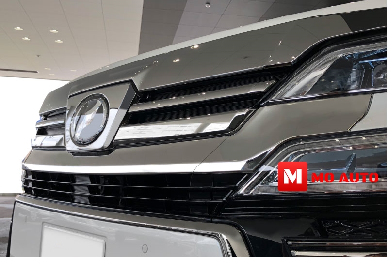 คิ้วกันชนหน้าด้านบน VELLFIRE MC