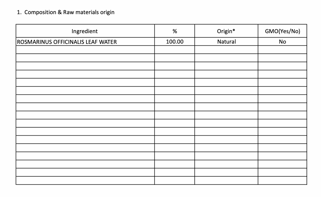 Rosemary Water น้ำโรสแมรี่ 100 ml 006718