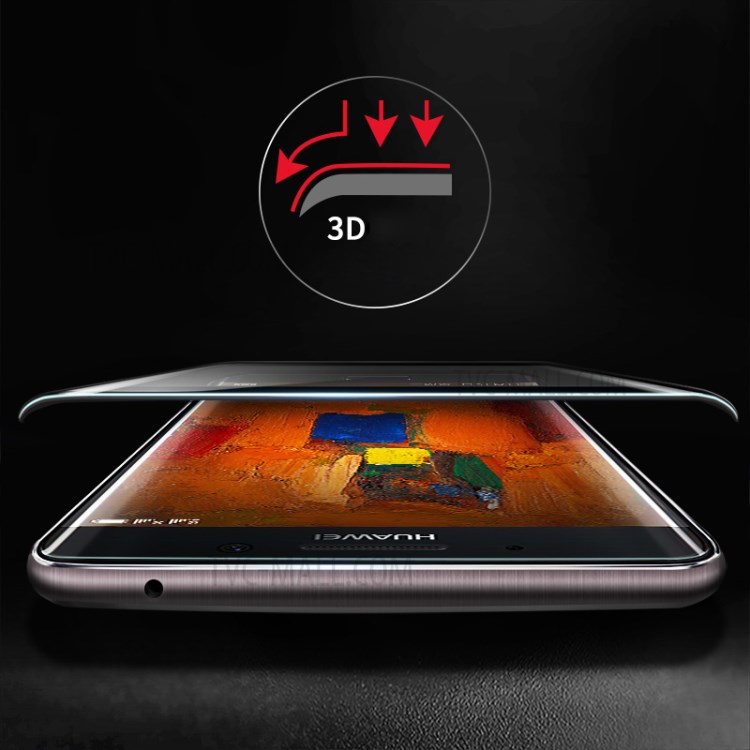 ฟิล์มนิรภัยเคลือบแข็ง Huawei Mate 9 Pro / Pre-Order * X-LEVEL 3 มิติสมบูรณ์โค้งกันรอยหน้าจอแบบ HD คุ้มครอง 100% - สีดำ *