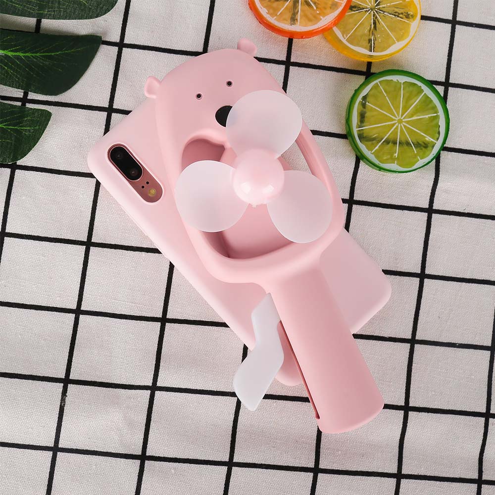 Case Huawei Mate 9 Pro / Pre-order * เคส 3D มินิพัดลม ซิลิโคนอ่อนนุ่มน่ารักหมี *