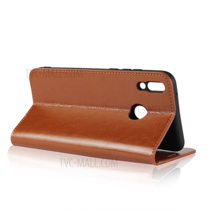 Case Huawei Y9 2019 / Pre-orde * เคสหนังวัวแท้ คุณภาพสูงที่มีผิวม้าอย่างมีสไตล์ *