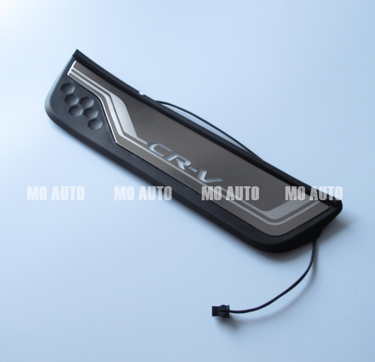 สคับเพลทชายบันได LED CR-V