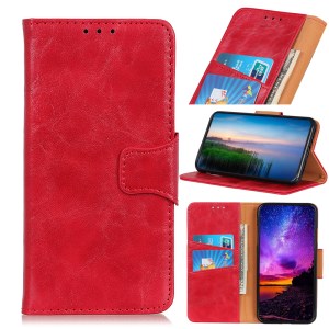 Case Realme C11 / Pre-order * เคสกระเป๋าสตางค์หนัง Crazy Horse ช่องใส่การ์ดกระเป๋าสตางค์และกระเป๋าที่ซ่อนอยู่ *