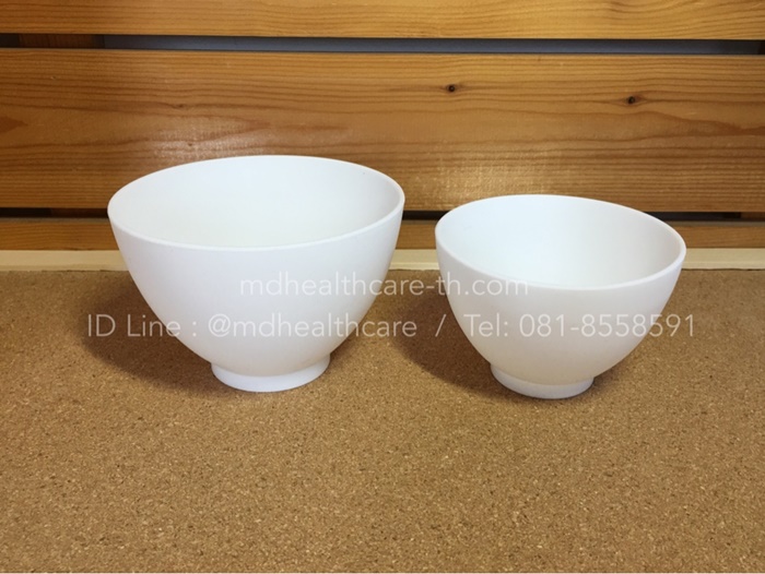 ถ้วยยางซิลิโคนผสมมาร์ค ขนาดM 10.5*7cm.(300ml)***วัสดุทนความร้อน ทนความเย็นได้