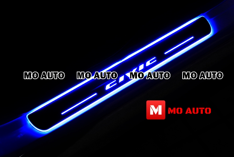 สคับเพลท LED ไฟวิ่ง สำหรับ CIVIC FC / FK 2016-2021