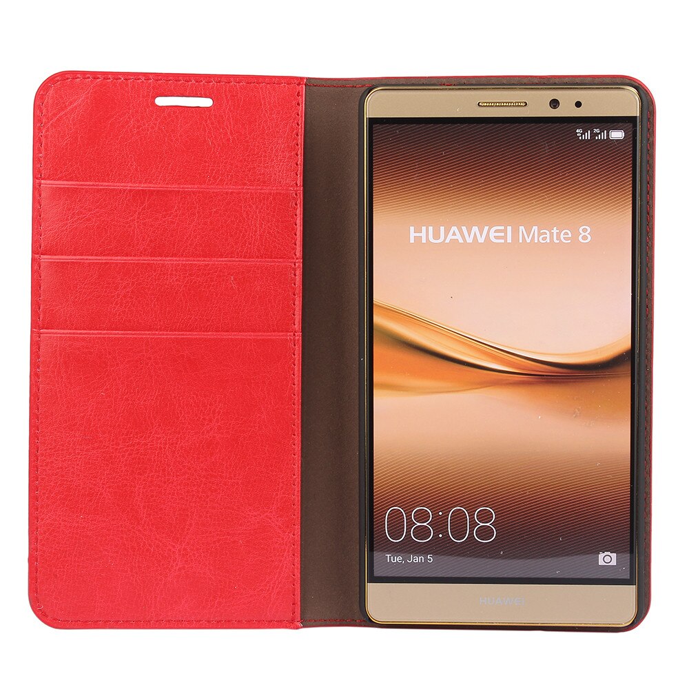Case Huawei Mate 8 / Pre-order * เคสพรีเมี่ยมธรรมชาติของแท้หนังพลิกธุรกิจกระเป๋าสตางค์ *