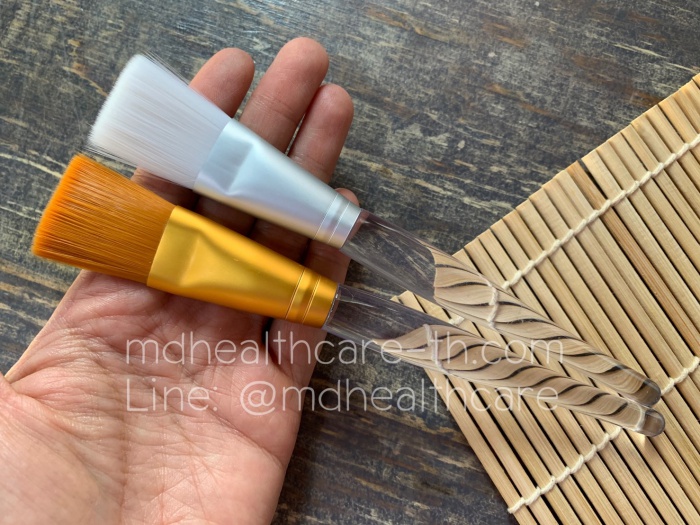 แปรงมาร์คหน้า - ขนาดกลาง M 17.5cm.***งานคัดเกรดสวย ขนแปรงนุ่ม แน่น ไม่บาดผิว เกรดA