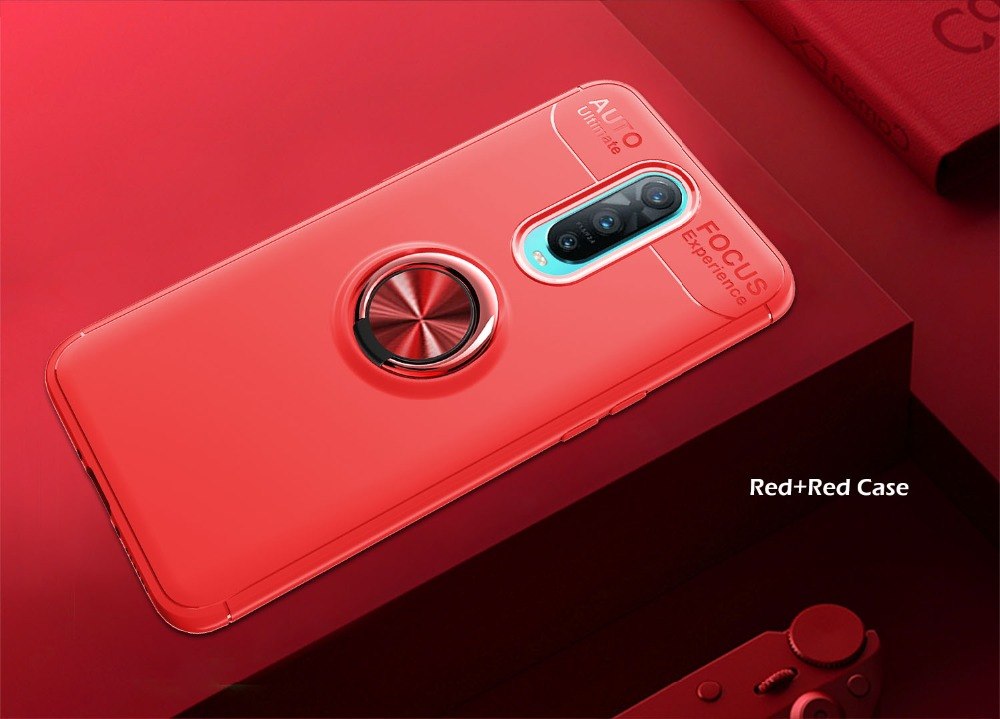 Case OPPO R17 Pro / Pre-Order * เคส TPU แหวนนิ้ว + ขาตั้ง (Built-in โลหะแผ่นแม่เหล็ก) *