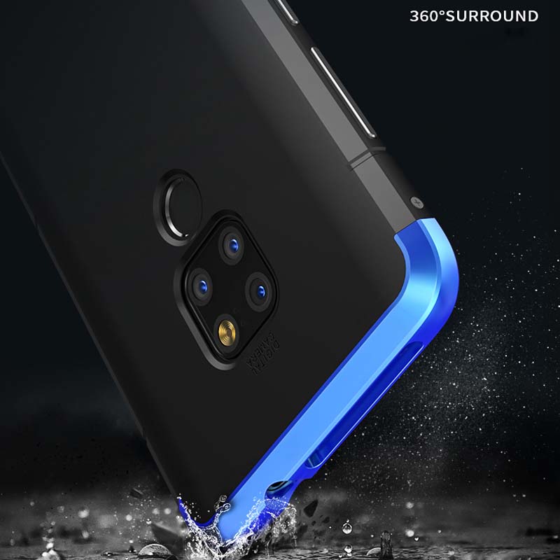 Case Huawei Mate 20 / Pre-order * กรอบกันกระแทกด้วยโลหะ + แผ่นรองหลัง *