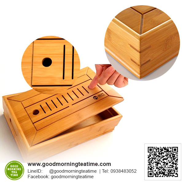 ถาดชงชาไม้ไผ่ Bamboo Tea Tray