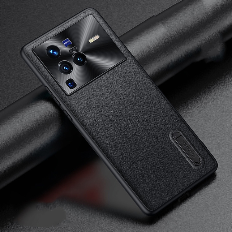 Case Vivo X80 Pro # Pre-orde * เคสวัสดุ TPU + หนังมีความต้านทานการสึกหรอที่ยอดเยี่ยม *