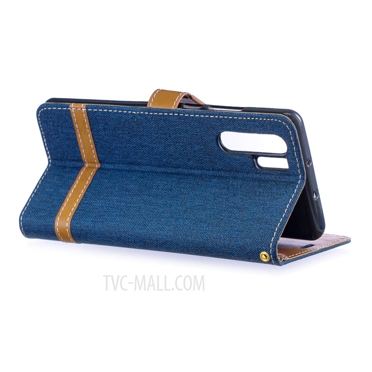 Case Huawei P30 Pro / Pre-Order * สีทูโทน ผ้า Jean หนัง PU *