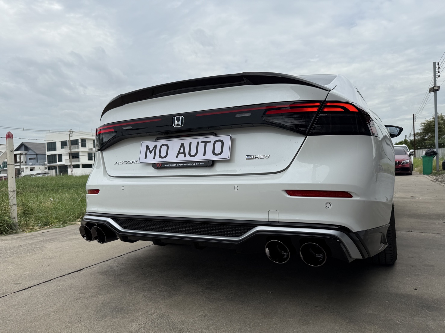 ชุดแต่งสเกิร์ตรอบคัน NEW ACCORD G11 ทรง AKASAKA