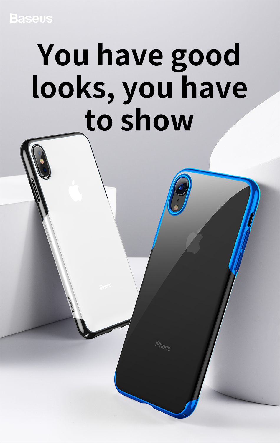 Case iPhone X, iPhone XS / Pre-Order * BASEUS วัสดุ PC ที่เลือกมีความเหนียวสูง *