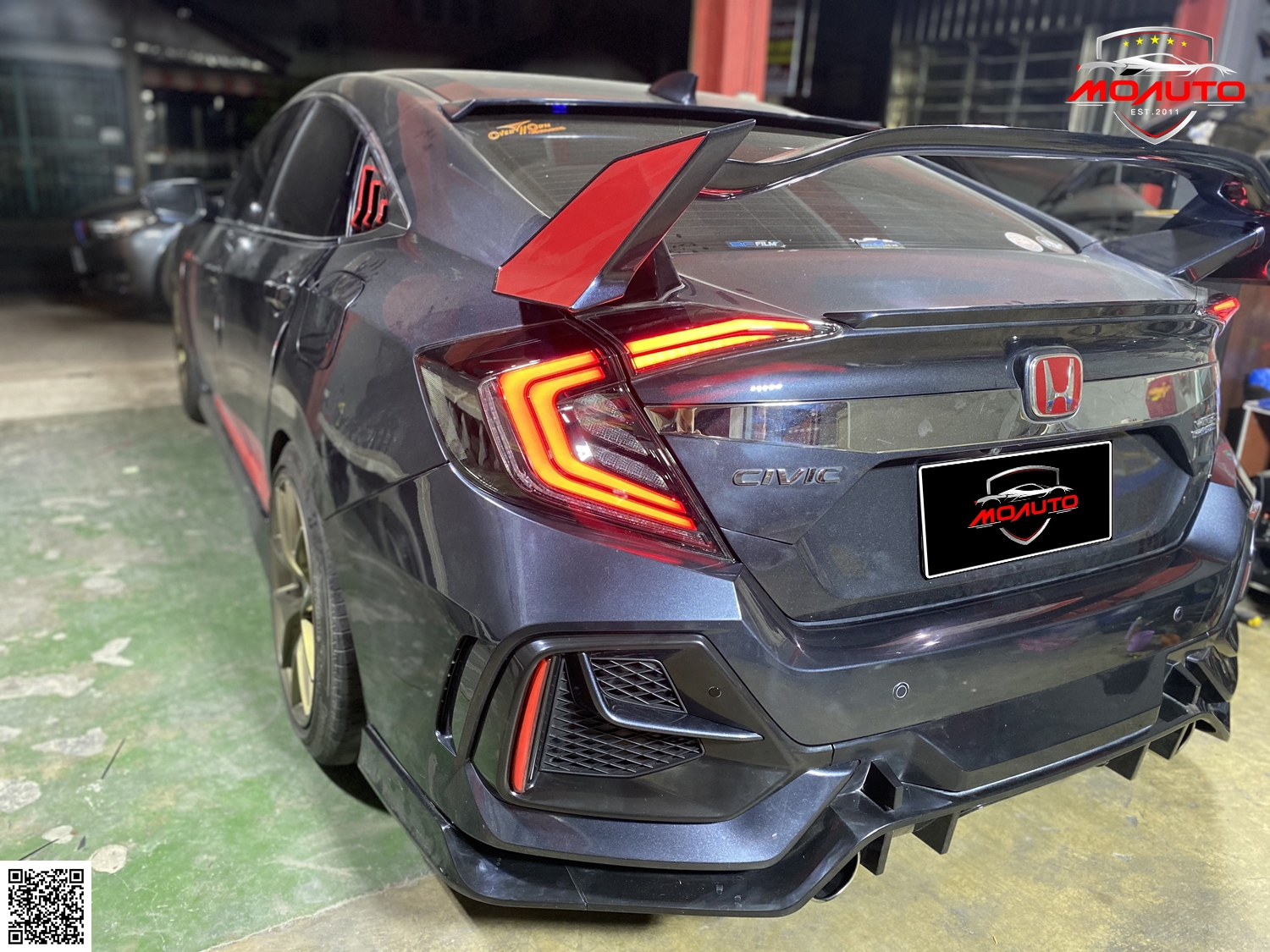 ไฟท้าย M-CONCEPT โคมใส CIVIC FC / FC MC 2016-2021