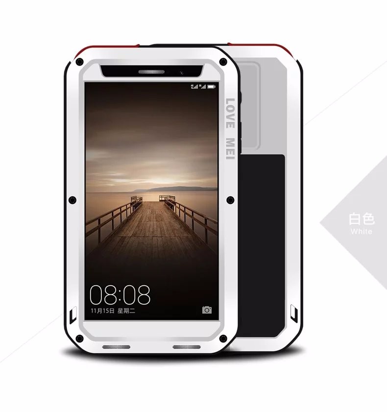 Case Huawei Mate 9 # Pre-order * LOVE MEI วัสดุ: โลหะ + ซิลิโคน + กระจก *