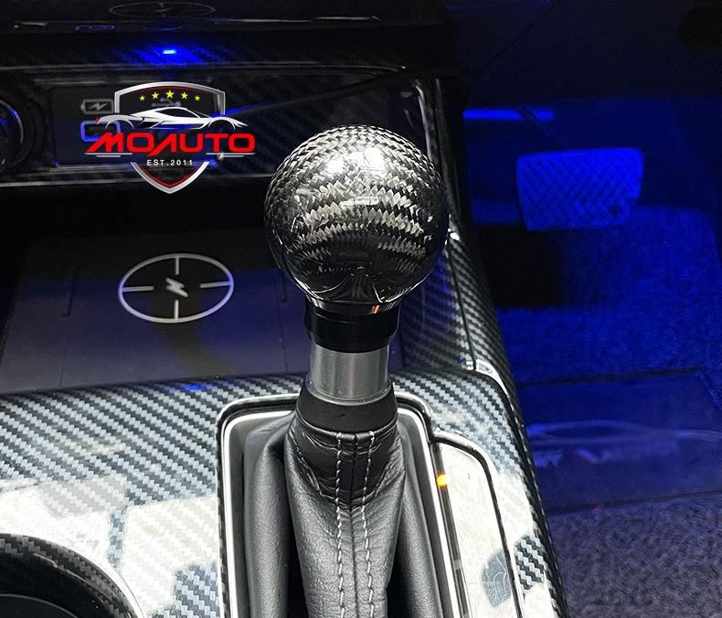 หัวเกียร์คาร์บอนกลม CIVIC FE