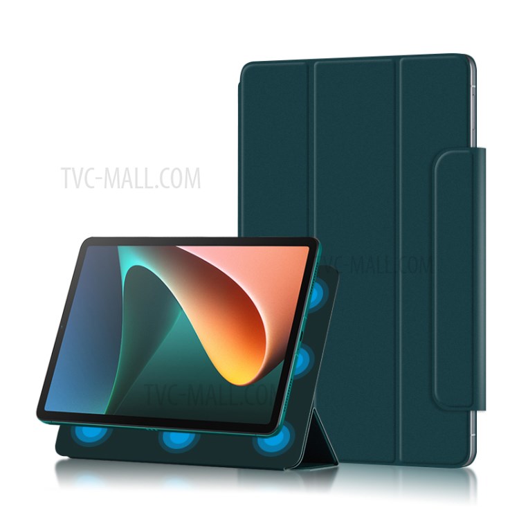 Case Xiaomi Pad 5 / Pad 5 Pro # Pre-Order * เคสขาตั้งน้ำหนักเบา Trifold Stand PU Leather Shell Book Cover พร้อม Magnetic Clasp *