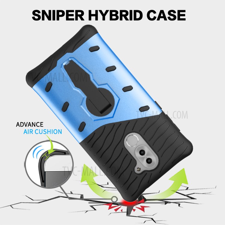 Case Huawei GR5 2017/ Pre-orde * ไฮบริดและ TPU วัสดุพลาสติก 4 มุม กันกระแทก *