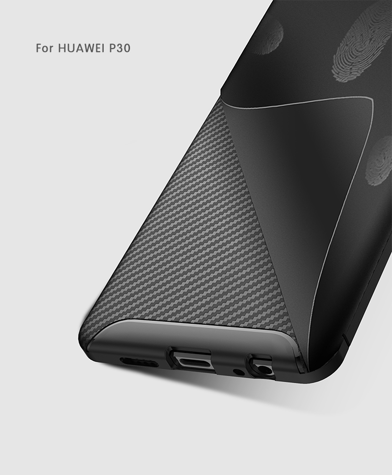 Case Huawei P30 # Pre-Order * เคสคาร์บอนไฟเบอร์ ส่วนด้านในออกแบบระบายความร้อน *