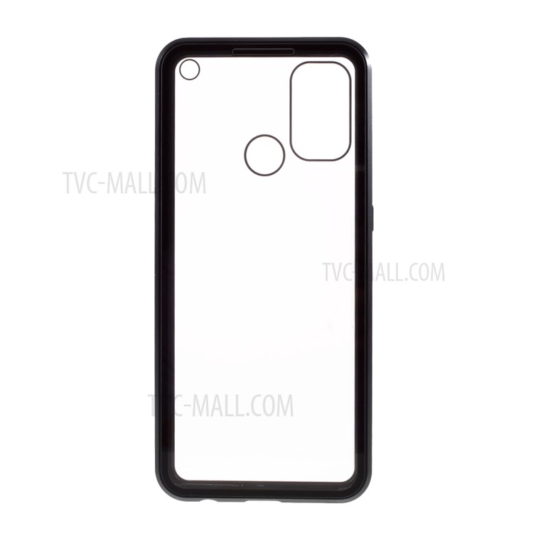 Case OPPO A53 (2020) # Pre-Order * เคสกระจกนิรภัยสองด้าน + เคสโทรศัพท์กรอบโลหะแม่เหล็กเต็มรูปแบบ *