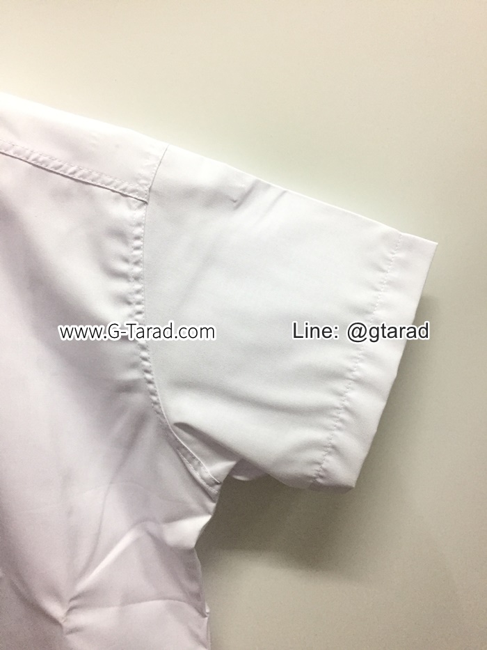 Fokus No. 3113 เสื้อ นศ.ญ. แบบอาชีวฯ ปวช.,ปวส. คิ้วคู่