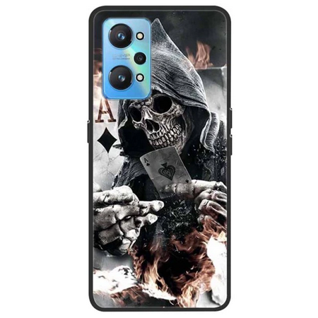 Case Realme C35 # Pre-Order * เคสพิมพ์ภาพยอดนิยมสีดำซิลิโคน *