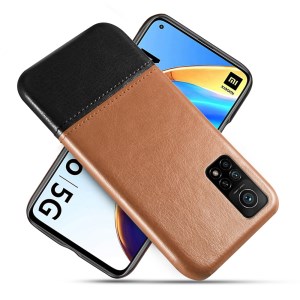 Case Xiaomi Mi 10T Pro 5G / Pre-order * KSQ 2 -สี Splicing หนัง PU เคลือบ PC ปกคลุม *