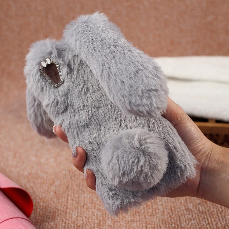 Case Huawei Y6ii / Pre-order * ตุ๊กตากระต่ายรูปขนสัตว์ TPU *